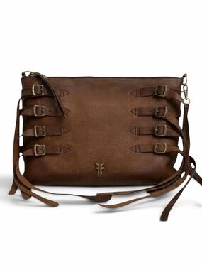 Rare! Frye Selena Strappy Leather Crossbody Bag